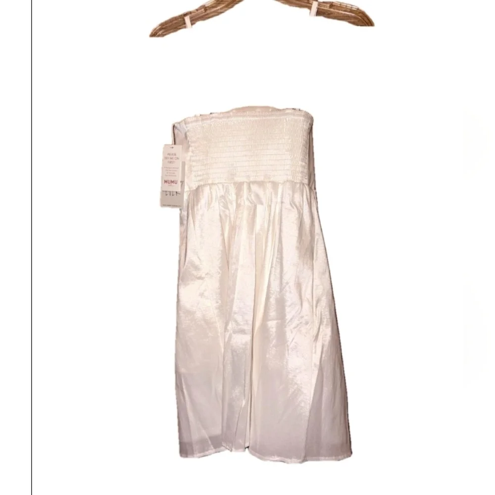Show Me Your MuMu White Best Rose Dress NWT Size Medium - Picture 5 of 13